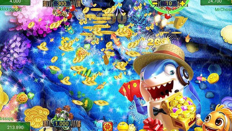 ảnh người chơi săn boss game bắn cá WG